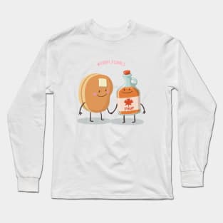 Waffles and Maple Syrup Long Sleeve T-Shirt